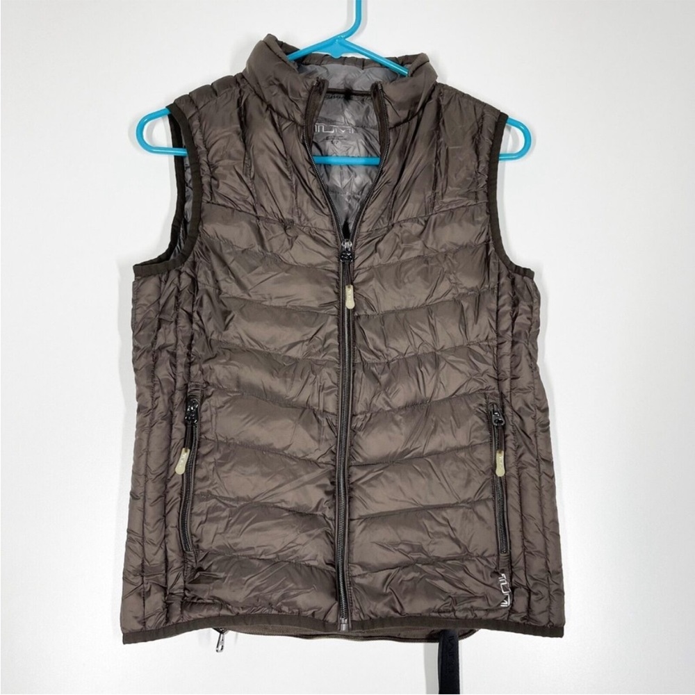 Tumi Pax Puffer Vest Women's Black Packable Converts to Travel Pillow Size Small